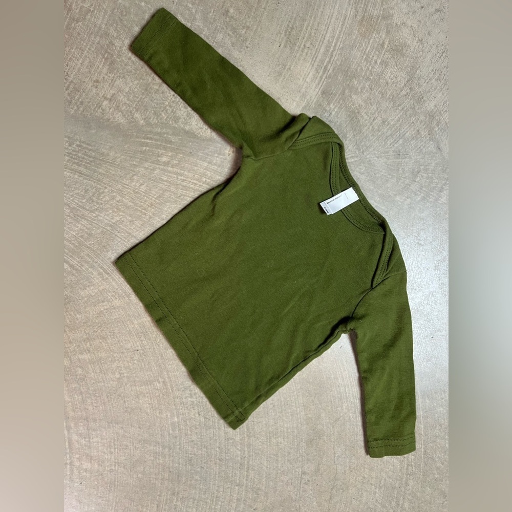 American Apparel Olive Green Longsleeve Size 6-12 months
